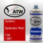 Preview: Subaru, Splendor Red, 726 / 987: 400ml Sprühdose, von ATW Autoteile West.